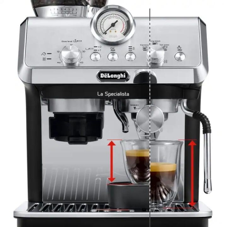 Delonghi La Specialista Arte Manual Coffee Machine Metal