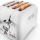 Delonghi Argento 4 Slice Toaster White