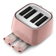 Delonghi Eclettica 4 Slice Toaster Playful Pink