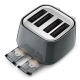 Delonghi Eclettica 4 Slice Toaster Grey