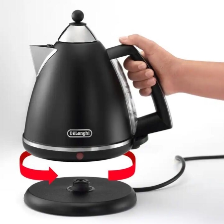 Delonghi Argento Kettle Black