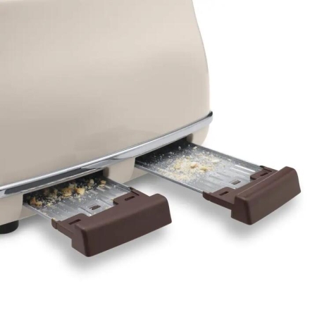 Delonghi Icona Vintage 4 Slice Toaster Beige