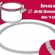 Tefal Sensor 8L Inox Replacement Part - Seal Optima Stainless Steel - 980549