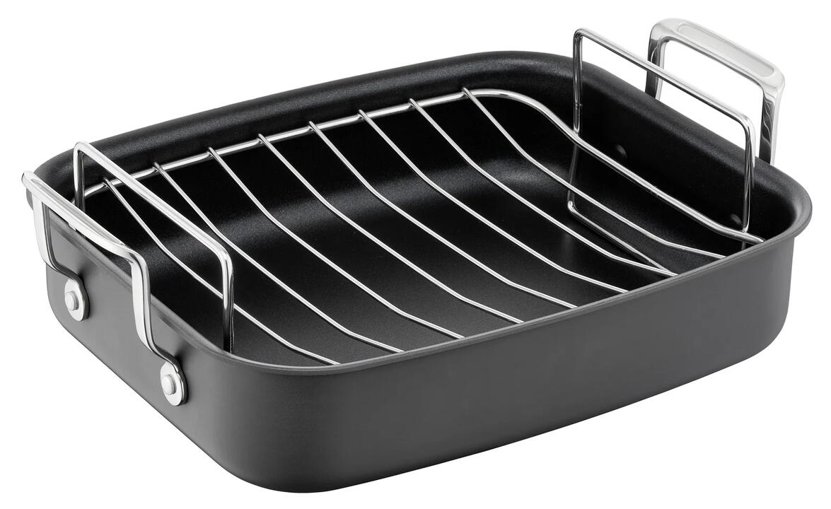 Jamie Oliver by Tefal Premium Hard Anodised Roaster & Rack 26×32 cm – H9029582