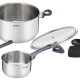 Tefal Daily Cook Induction Stainless Steel 4pce Set + Utensils