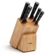 Tefal Ice Force Stainless Steel 6pc Knife Set with Block