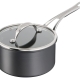 Jamie Oliver by Tefal Cooks Classic Non-Stick Induction Hard Anodised Saucepan + Lid 18cm