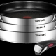Tefal Ingenio Emotion Induction Non-stick Stainless Steel 4pc Frypan Set