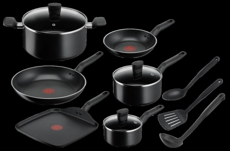 Tefal Essential Non-Stick 6pce Set + Utensils