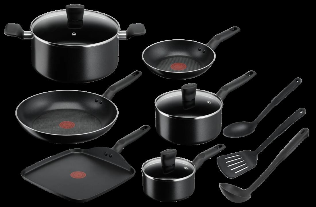 Tefal Essential Non-Stick 6pce Set + Utensils
