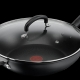 Tefal Specialty Hard Anodised Non-Stick Wok 32cm + Lid