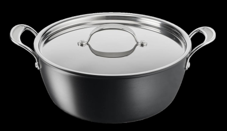 Jamie Oliver by Tefal Cooks Classic Induction Hard Anodised Big Batch Pan 30cm/7.2L + Lid