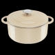 Tefal LOV Induction Cast Iron Beige Stewpot 25cm/5L + Lid