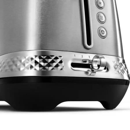 Delonghi Diadema 2 Slice Toaster Metal