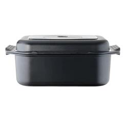 Bessemer Black Non Stick Roaster & Grill 34cm - Roasting Pans