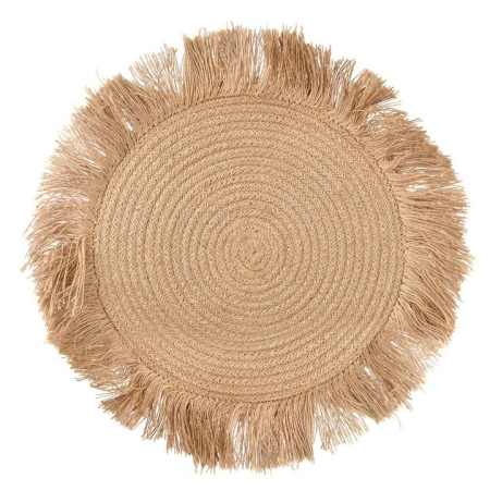 Placemat Palm Fibre Fringed - Placemats & Coasters