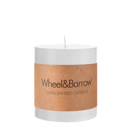 White Pillar Candle 7x7.5 - Candles