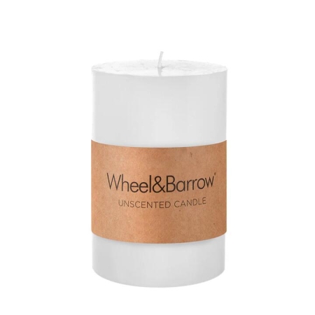 White Pillar Candle 10x15 - Candles
