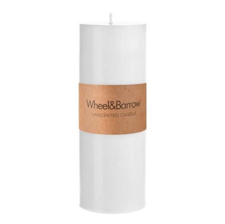White Pillar Candle 7.5x20 - Candles