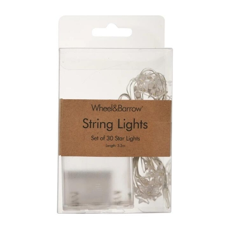 Silver String Lights 30 Beads - Strings