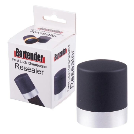 Champagne Stopper Silver Twist - Bottle Stoppers