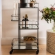 Dark Brown Rattan Tissue Box Cover - Tissue Box