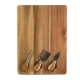 Acacia Wood Pizza Set with Cutter - Pizza Cutters
