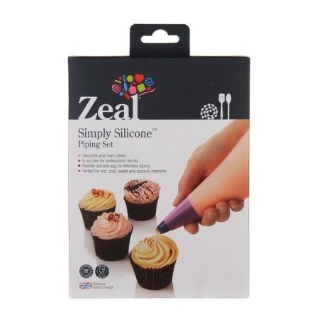 Silicone Piping Set with 5 Nozzles - Piping Sets