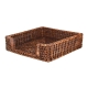 Dark Brown Rectangle Rattan Placemat - Placemats & Coasters