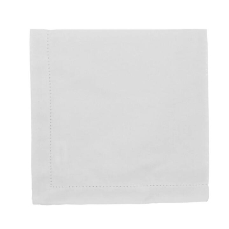 Hem Stitch Napkin White - Napkins
