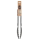 Mini Stainless Steel Tongs - Silicone Grey Tip - Tongs