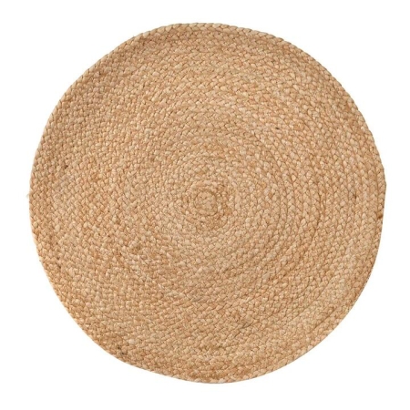 Golden Round 38cm Jute Placemat - Placemats & Coasters