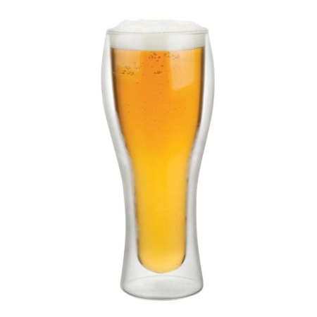 Pilsner 490mL Double Wall Beer Glass - Beer Glasses