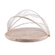 Mesh Food Cover Rattan Base Large - Outdoor > Outdoor & Patio Furniture > Outdoor Furniture Accessories