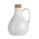 Porcelain Oil Bottle Square Base with Handle - Oil Bottles