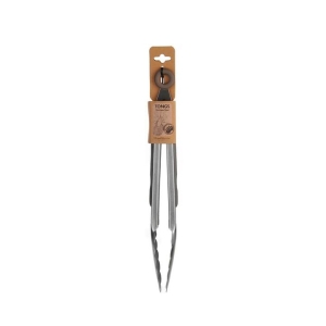 Stainless Steel Tongs with Silicone Grip 23cm