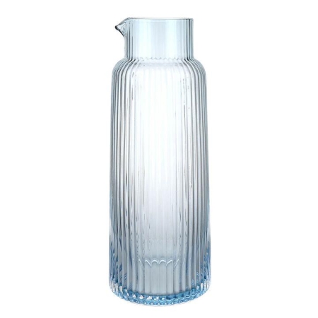 Optic Glass Pitcher Blue 1L - Pitchers