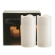 CANDLE Taper Flameless LED 2x25cm SET/2 - Candles