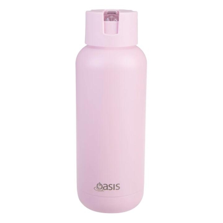 Oasis Bottle Ceramic 1L Pink Lemonade - Water Bottles