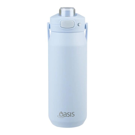 Oasis Ceramic Bottle Periwinkle 750ml - Water Bottles