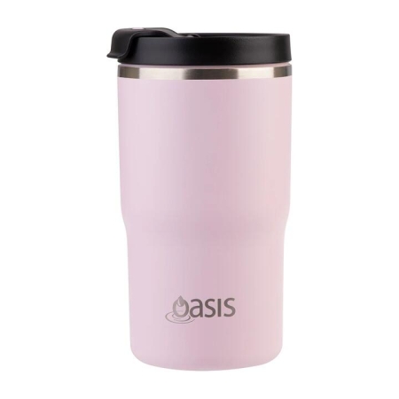 Oasis Ceramic Travel Cup Pink Lemonade 480ml - Drinkware