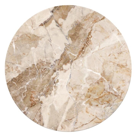 Travertine Cork Backed Round Placemat Set/4 37cm - Placemats & Coasters