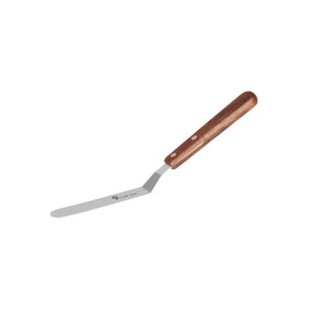 CHEF INOX SPATULA CRANKED S/Steel 215mm - Spatulas