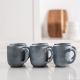 Stoneware Curve Mug Set Mediterranean Blue - Mugs
