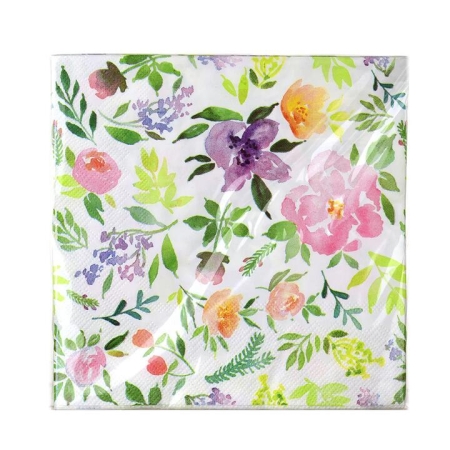 Paper Napkin Multi Floral - Napkins