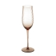 Chocolate Ribbed Swirl Coupe Glass - Coupe Glasses