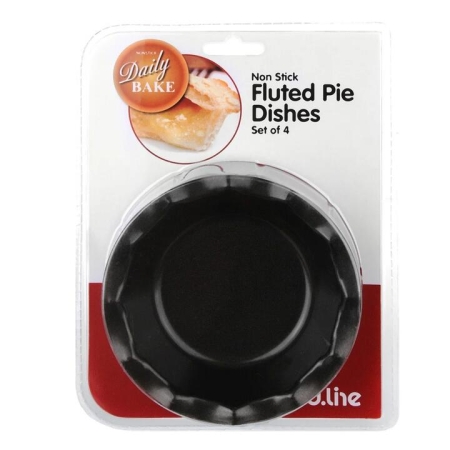 Non Stick Fluted Pie Tin Set - Tins