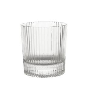 Whisky Glass Henry Ribbed Clear
