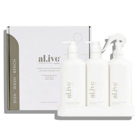 al.ive body Lemon Myrtle & Honeydew Kitchen Trio - Dish Washes