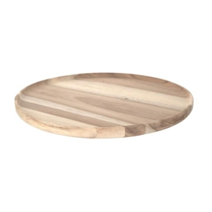 Acacia Wood Round Tray 33cm